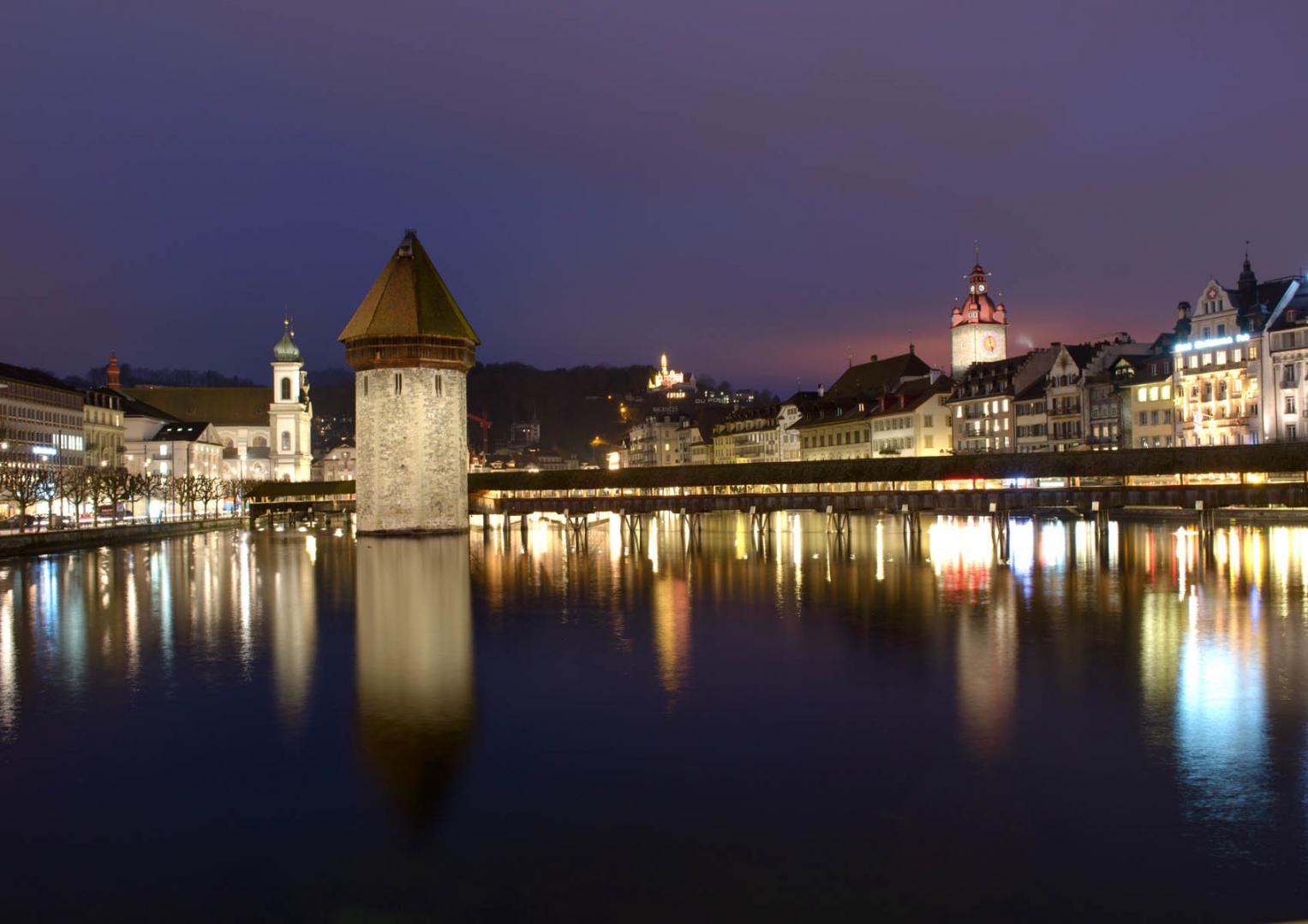 Luzern Nachtaufnahme